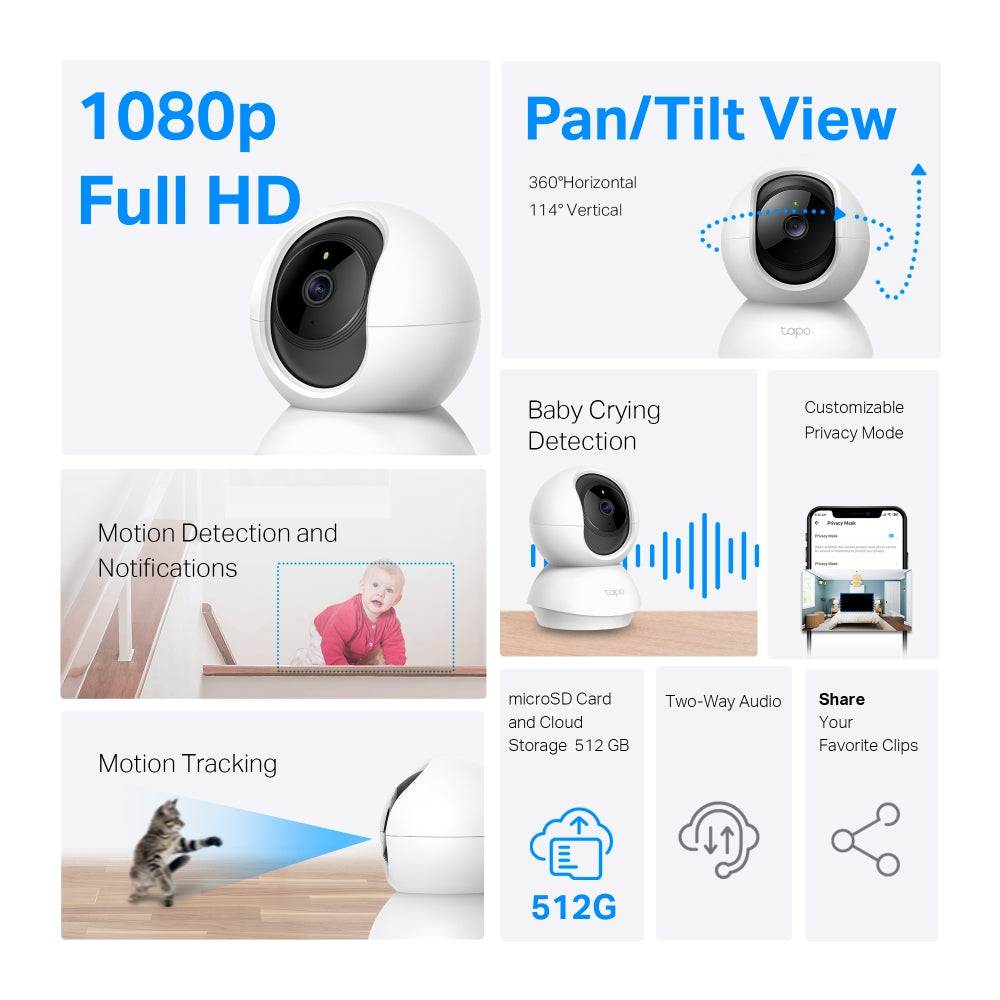 tp-link Tapo C510W Outdoor Pan-Tilt Security Wi-Fi Camera User Guide