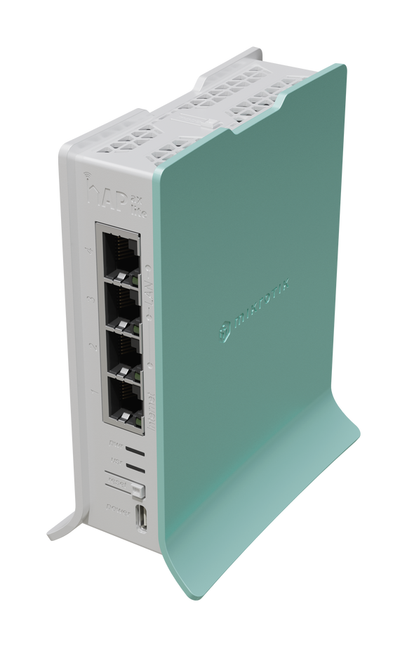 Mikrotik / L41G-2axD / RouterBoard (CPU 800 MHZ - Ram 256 MB) 4 Port Gigabit WIFI 6 Router