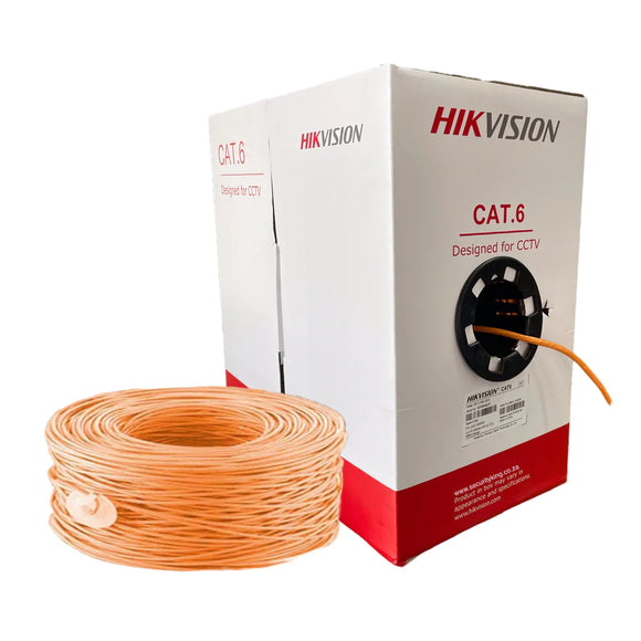 Hikvision / DS-1LN6U-SC0 / UTP 23AWG ( 0.55mm ) 305M Cat6 Roll