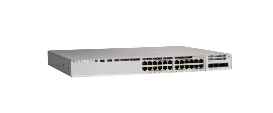 Cisco / C9200L-24P-4G-E / 24 port Gigabit ( 24 POE -370W ) 4 x 1G