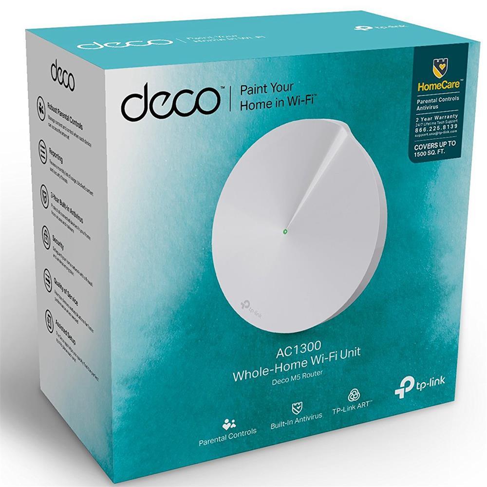 Deco M5, AC1300 Whole Home Mesh Wi-Fi System