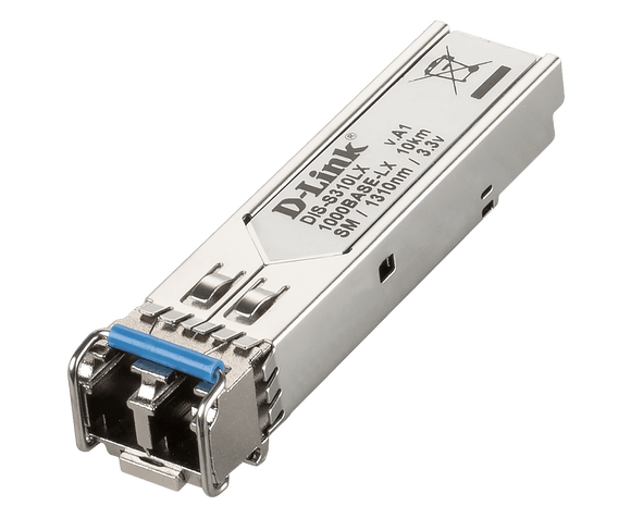 D-Link / DIS-S310LX / 1 port Mini GBIC SFP to 1000BaseLX Single Mode 10km Fiber Transceiver