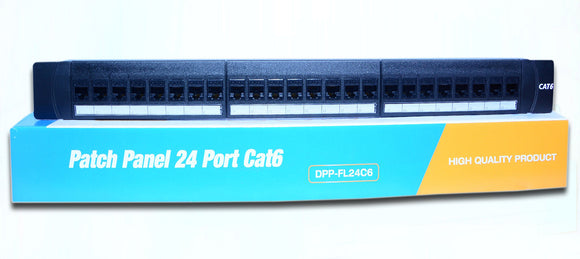 DDS / DPP-FL24C6 / 24 Port Cat6 Patch Panel