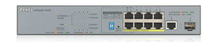 Zyxel / GS1300-10HP / 9 Port Gigabit ( 8 POE - 130 W ) + SFP Port PoE Switch