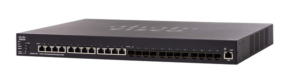 Cisco / SX550X-24FT / 12 x 10 Gigabit port + 12 x 10 Gigabit SFP+ (dedicated)+ 1 x Gigabit management port