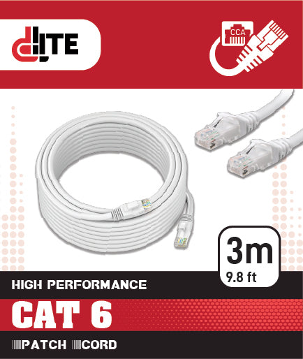 dlite / DC6UTP-3 / UTP Patch Cord 3M Cat6