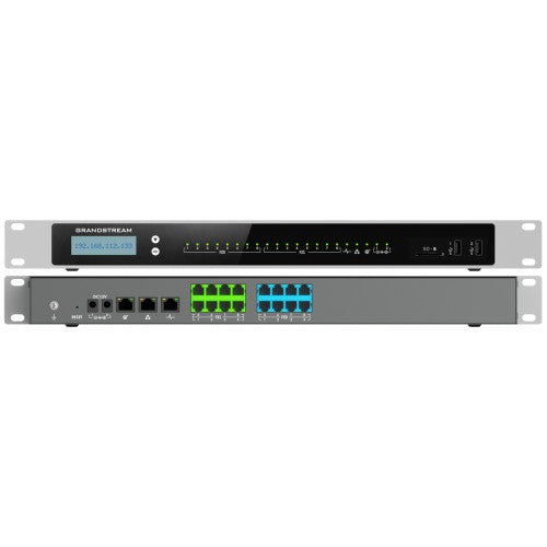 Grandstream / UCM6308A / IPPBX 8 FXO Port 8 FXS Port 1500 users 200 Concurrent Call Gateway