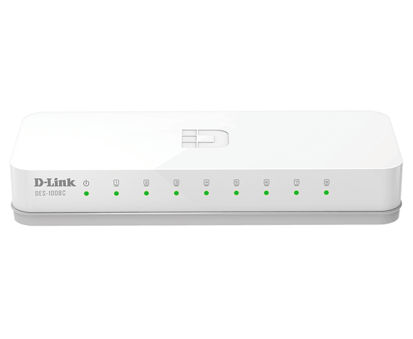 D-Link 8 Port 10/100 Desktop Switch / DES-1008C