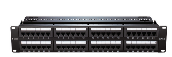D-Link Patch Panel Cat6 48 Port / NPP-C61BLK481