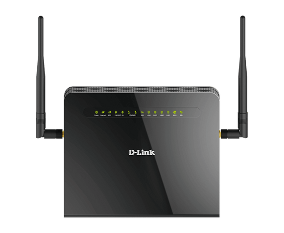 TP-Link Wireless VDSL/ADSL Modem Router, 4 Ports, Blue - TD-W9960