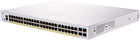 Cisco 48 Port Gigabit (48 PoE - 370 W) 2 x 10GE combo + 4 x 10GE SFP  Smart Switch / CBS250-48P-4X