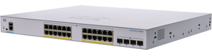 Cisco / CBS250-24FP-4X / 24 Port Gigabit ( 24 POE - 370 W ) & 4 x 10GE SFP+ Smart Switch