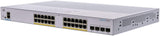 Cisco / CBS350-24P-4G / 24 Port Gigabit (24 PoE - 195 W) 4 x 1GE SFP Managed Switch