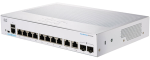 Cisco / CBS350-8T-E-2G / 8 Port Gigabit & 2x1G SFP Managed Switch