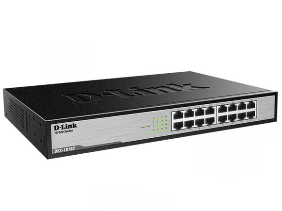 D-Link 16 Port Rackmount unmanaged  Switch / DES-1016C