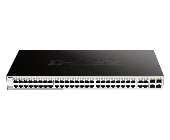 D-Link / DGS-1210-52 / 48 Port Gigabit + 4 SFP Ports Smart Switch