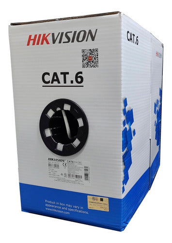Hikvision / DS-1LN6-UE-W / UTP 24AWG 305M Cat6 Roll
