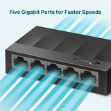 TP-Link 5 port Gigabit Desktop Switch / LS1005G