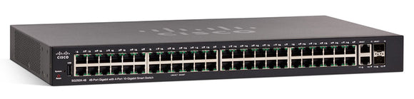 Cisco / SG250X-48 / 48 Port Gigabit & 4 Port 10 GE / SFP  Smart Switch