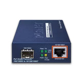 Planet / GTP-805A / 100/1000BASE-X to 10/100/1000BASE-T PoE+ Media Converter
