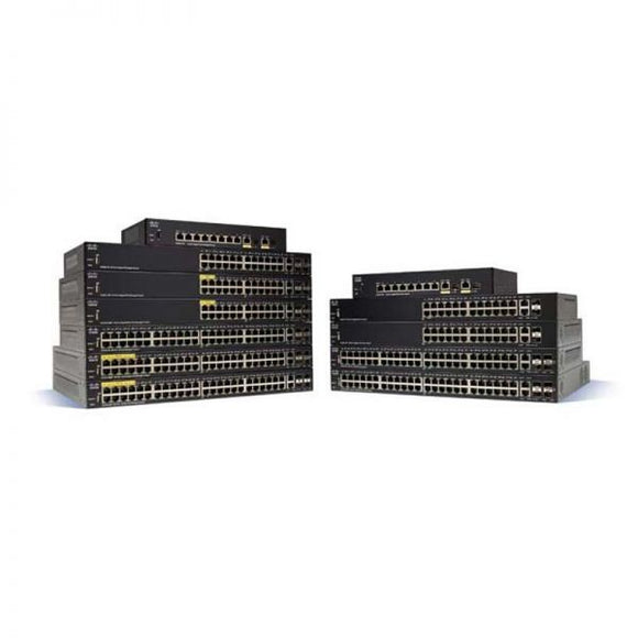 Cisco 16 Port Gigabit & 2x Combo mini-GBIC Ports Managed Switch / SG350-20
