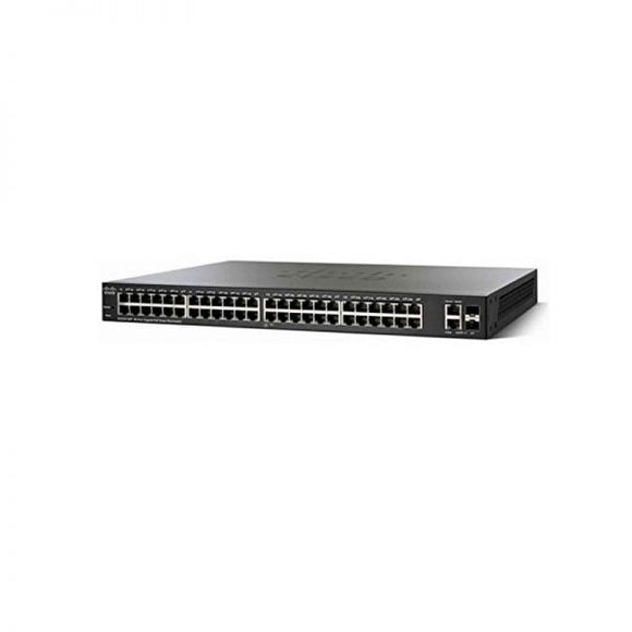 Cisco 48 Port Gigabit Smart Switch & 2 Combo Mini-GBIC Ports / SG220-50