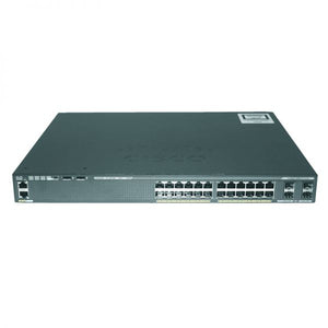 Cisco Catalyst 24-Port Gigabit ( 24 POE - 370 Watts ) & 4 SFP Ports Managed Switch / WS-C2960X-24PS-L