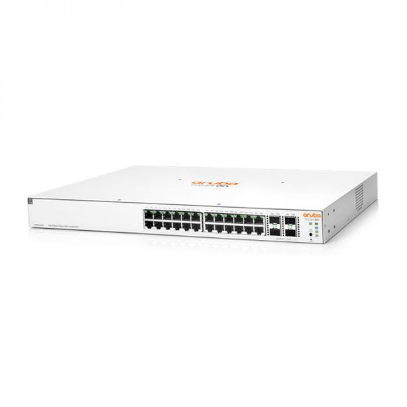 HP Aruba 24 Port Gigabit & 4 SFP+ 1/10GbE ports smart managed Switch / 1930 24G 4SFP/SFP+ / JL682A