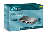 TP-Link 8 Port Gigabit (4 POE - 55 Watt ) Desktop Easy Smart Switch / SG108PE