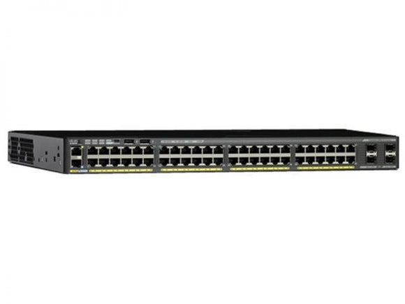 Cisco Catalyst 48-Port Gigabit ( 48 POE - 740 Watts ) Switch Managed 2 SFP & 2-Port Gigabit Uplink / WS-C2960X-48FPD-L V.06