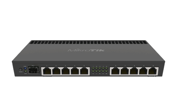 RouterBoard (1400 MHz - Ram 1GB) 10 Port Gigabit & SFP+ port Router / RB4011iGS+RM