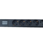 DDS PDU 6 Outlet Germany type with voltage and current dual display  / DNC-PDU6V