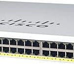 Cisco / CBS220-48P-4G / 48 Port Gigabit (48 PoE - 382W) 4 x 1GE SFP Smart Switch