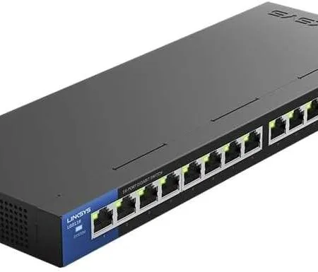 Linksys / LGS116 / 16 Port Gigabit Desktop Switch