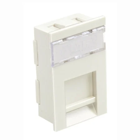 COMMSCOPE / 1711348-1 / LJ6C Unloaded Snap-In Module 1-gang 1 port white