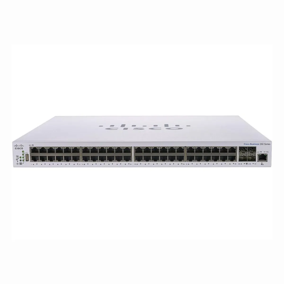 Cisco / CBS350-48FP-4G / 48 Port Gigabit (48 PoE - 740 W) 4 x 1GE SFP Managed Switch