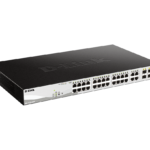 D-Link 24 Port Gigabit ( 24 POE - 370 watts ) + 4 SFP Combo port Smart Switch / DGS-1210-28MP