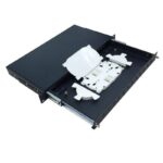 DDS / DFO-10LC / 1U Fiber Optical Unloaded Sliding Patch Panel For 12/24 Port LC Adaptor