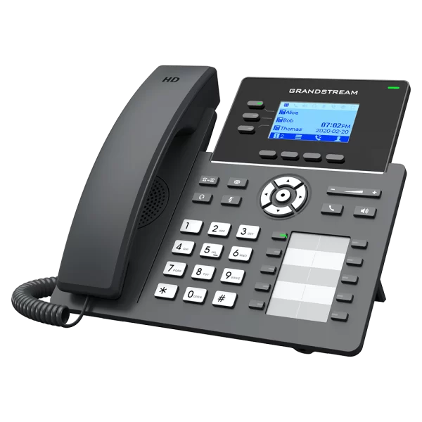 Grandstream / GRP2604P / PoE 3-Line 6-SIP Carrier Grade IP Phone - Image 3