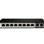 D-Link / DGS-F1010P-E / 8 port POE Gigabit ( 8 Port + 96 Watt ) Long Range 250M + 2 Uplink Port Switch