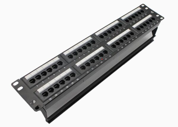 DDS / DPP-FL48C6 / 48 Port Cat6 2U Patch Panel - Image 2