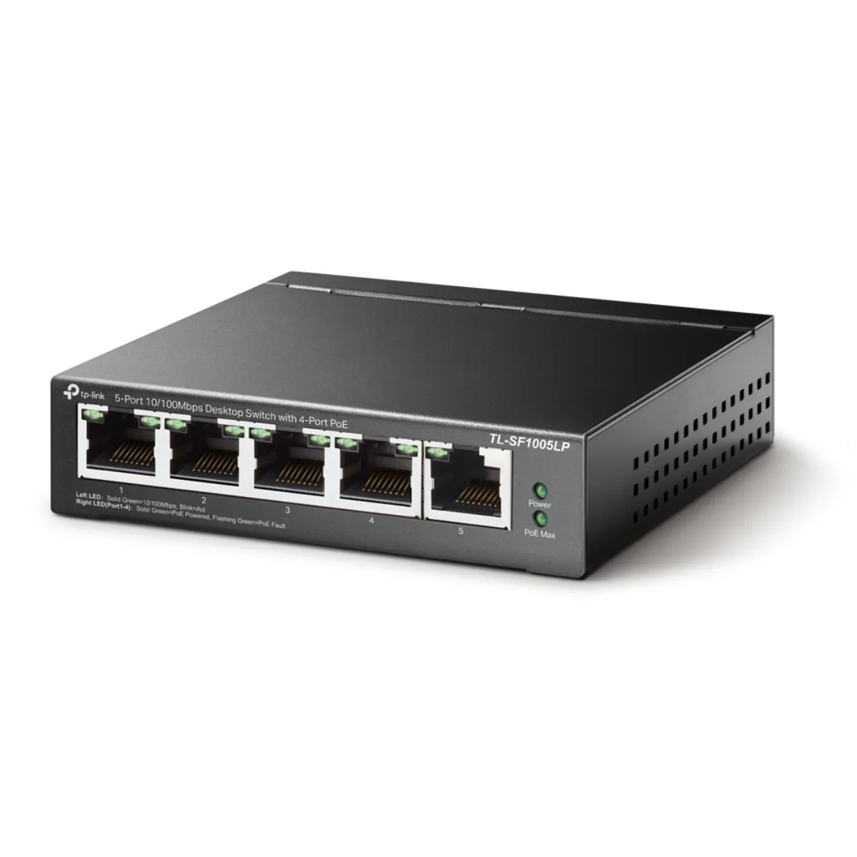 TP-Link 5 Port 10/100 ( 4 POE - 41 W ) Switch / TL-SF1005LP - Image 2