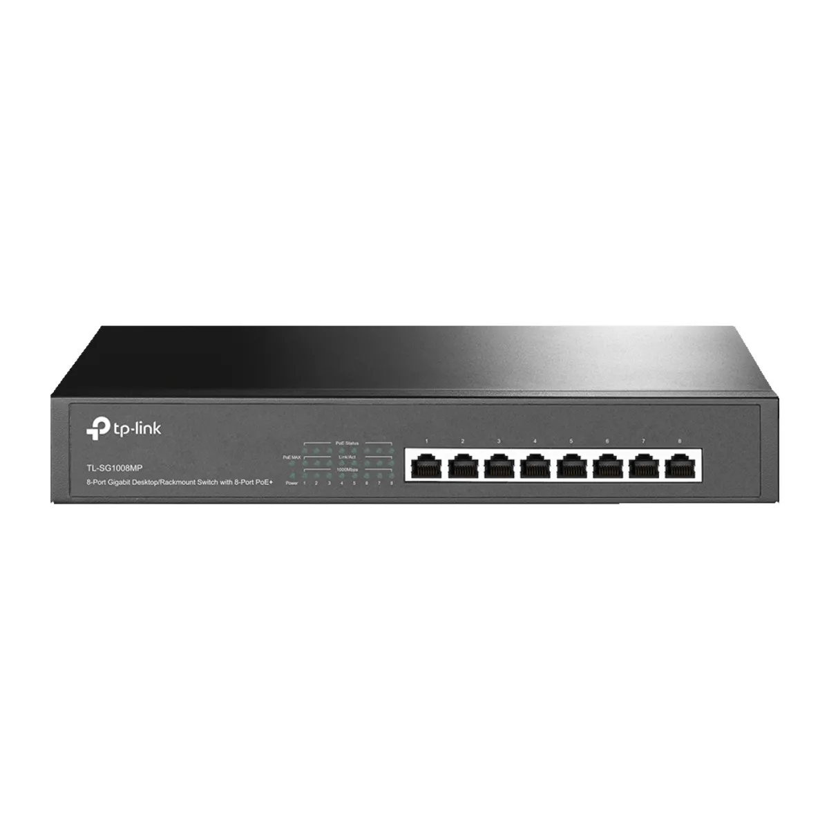 TP-Link 8 Gigabit ( 8 POE - 126 Watts ) PoE+ Switch / TL-SG1008MP - Image 2