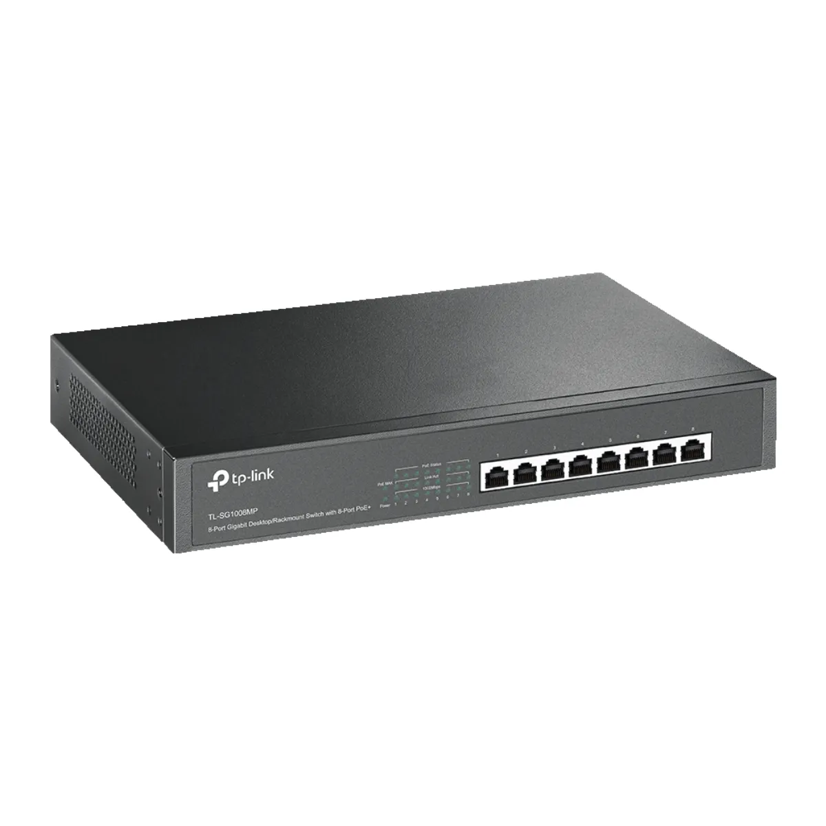 TP-Link 8 Gigabit ( 8 POE - 126 Watts ) PoE+ Switch / TL-SG1008MP