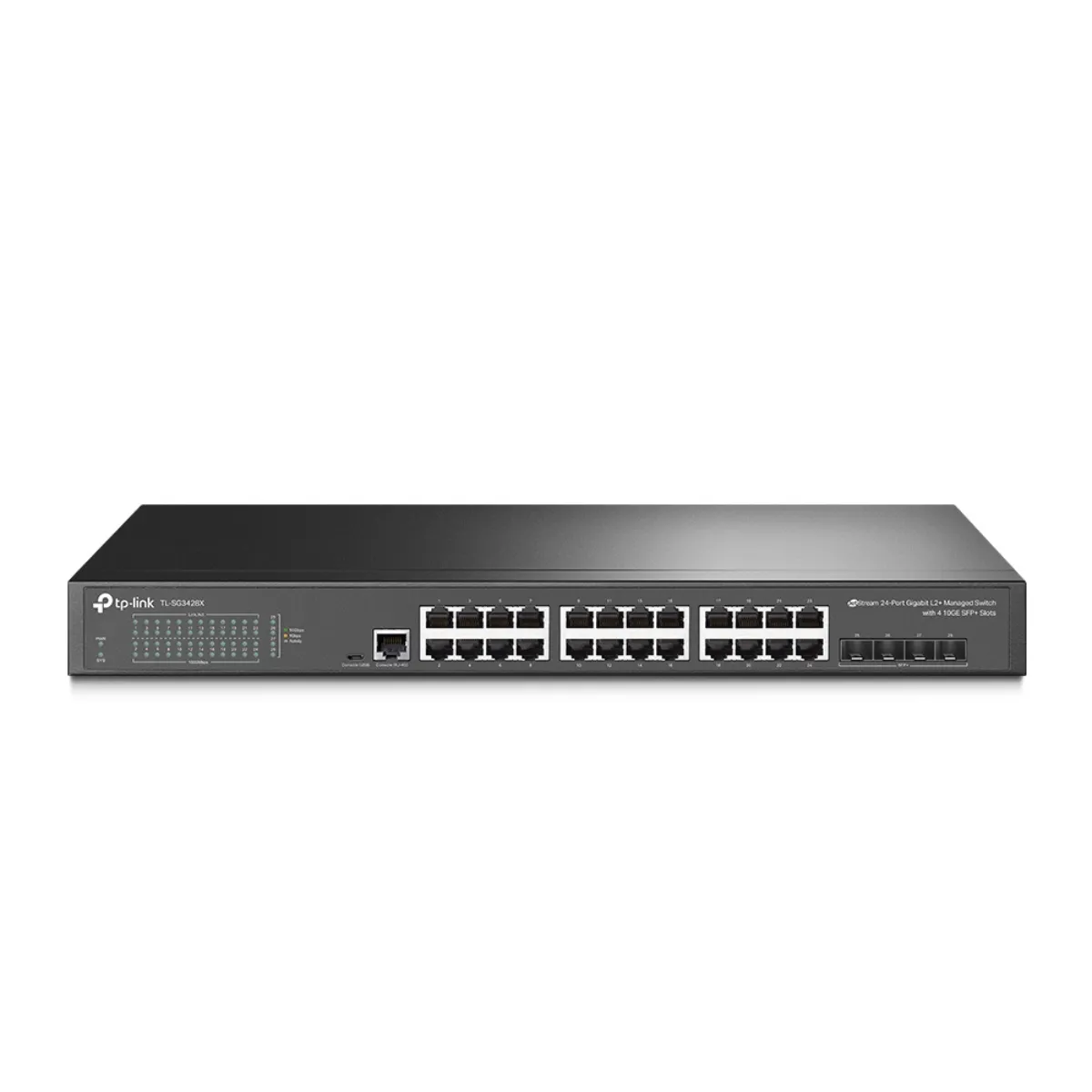 TP-Link / TL-SG3428X / JetStream 24 Port Gigabit L2+ Managed Switch & 4 10GE SFP+ Slots