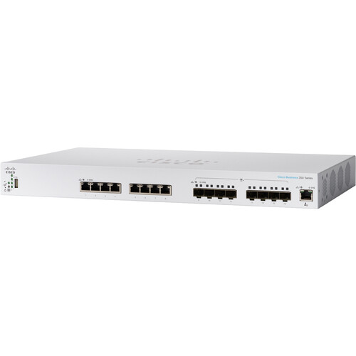 Cisco / CBS350-16XTS / 16 Port 8 x 10G copper + 8 x 10G SFP+ + 1 x GE OOB management Switch