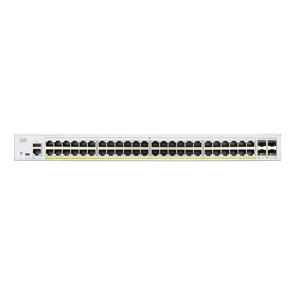 Cisco / CBS350-48P-4X / 48 Port Gigabit (48 PoE - 375W) 4 x 10GE SFP Managed Stackable Switch - Image 2