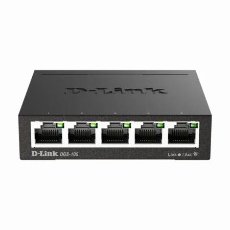 D-Link / DGS-105 / 5 Port Gigabit Unmanaged Desktop Switch