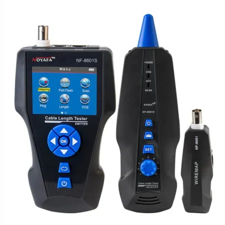 Noyafa / NF-8601S / TDR Cable Tracer Tester with PoE & Ping for RJ45 RJ11 BNC Metal Cables