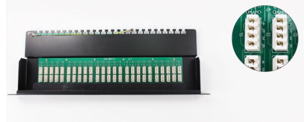 DDS / DPP-FL56C3 / 56 Port 1U Cat3 Fully Loaded Patch Panel - Image 2